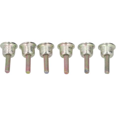 Set of 6 chain brake handles including screws for certain chainsaw models with 4 mm screws ---DTEKGAZ (1/5)