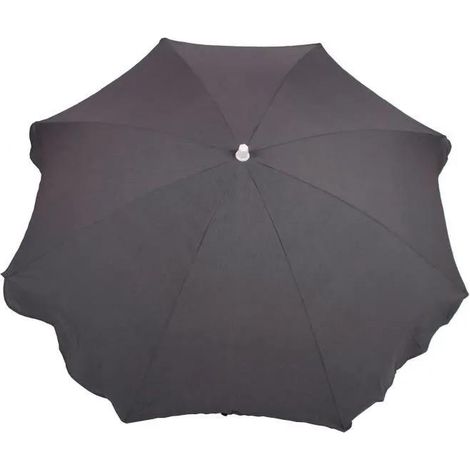 Chillvert Gandía Aluminium Parasol Fixe Gris Foncé 180 cm