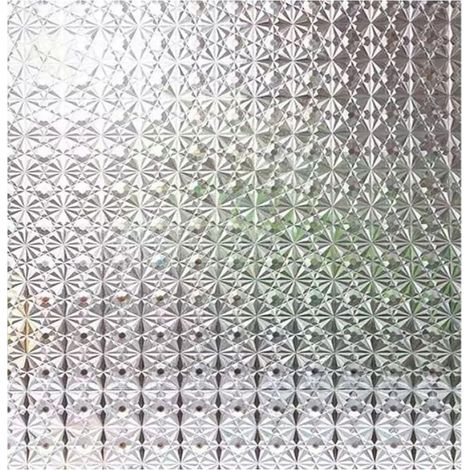 Design 50 x 200 cm pour fenêtres de salle de bain avec films translucides et autocollants opaques givrés qui équilibrent beauté et fonctionnalité. (1/5)