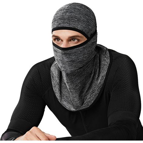 Bonnet de protection solaire en viscose élastique pour la moto, protection UV, unisexe, XTJ09 Gris (1/5)
