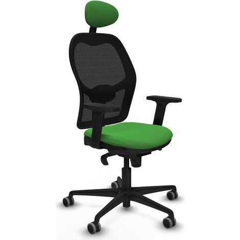 Piqueras-y-crespo Jorquera chaise bureau velours noir (1/3)
