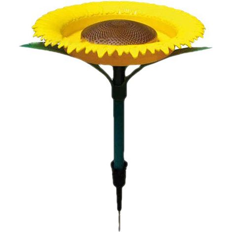 Mangeoire Pour Oiseaux En Forme De Tournesol - En PP - Pour Extérieur - Convient Aux Mésanges Et Aux Rouge-Gorges - 1 Pièce (1/5)