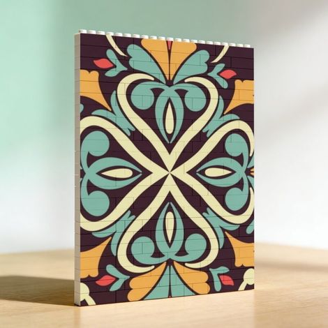 Cadeau d’anniversaire en blocs, cadeau pour anniversaire et Saint‑Valentin (1/5)