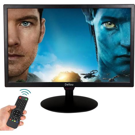 20 pouces Écran d'affichage de surveillance Moniteur CCTV caméra monitor Interface multifonctionnelle BNC, HDMI, AV, VGA, USB, PC entrée Moniteur d'ordinateur LCD Monitoring 1600x900 Full HD (1/5)