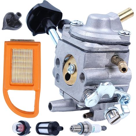 Carburetor For Stihl BR500 BR550 BR600 Backpack Blower For Zama C1Q-S183 Air Filter, Carburetor Air Filter Fuel Filter Spark Plug Choke Knob (1/5)