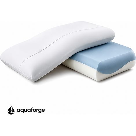 Almofada Cervical Ergonómica Espuma Viscoelástica Respirável 42 x 70 x 6 cm (1/5)