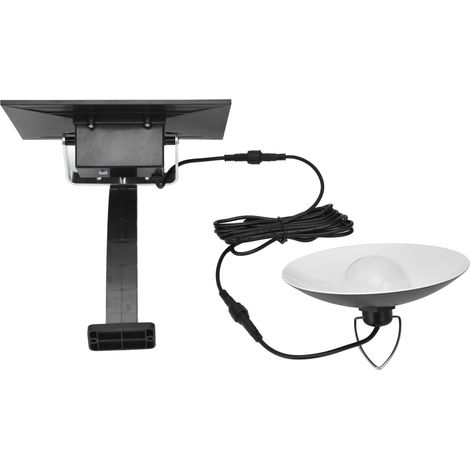 Lampe solaire LED avec panneau solaire, étanche IP65, plafonnier, éclairage de jardin pour cour extérieure (1/5)