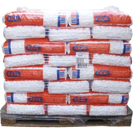 Pastiglie di sale per addolcitori d'acqua (Axal) 1,5x2,5 cm (pallet da 40 sacchi da 25 Kg)