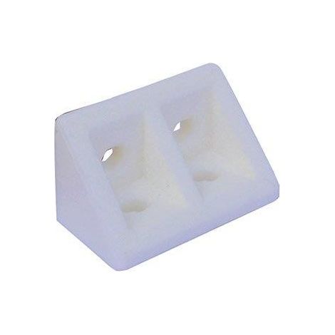 Giunzioni universali per angoli in plastica bianca 4 pz.