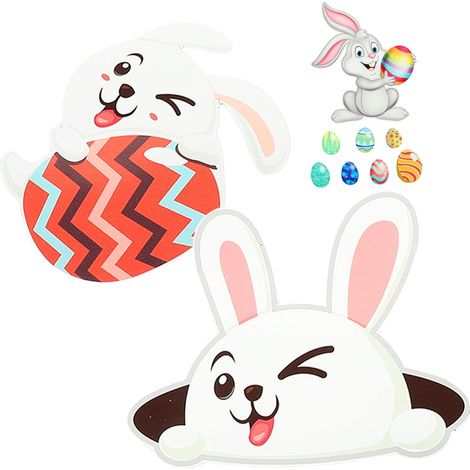 Autocollants Magnétiques De Pâques 10 Pièces Autocollants Décoratifs Autocollant pour Réfrigérateur Autocollant De Dessin Animé (1/5)
