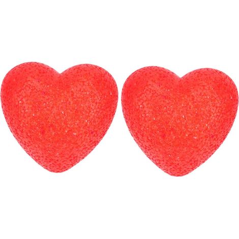 2 pièces Lampe Coeur LED Veilleuse Piles Décoration Maison Kawaii Ambiance Romantique pour Chambre Bureau (1/5)