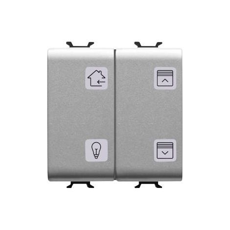PULSANTIERA 4 CANALI KNX - TITANIO GEWISS GW14787