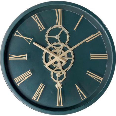Horloge Murale Mécanisme "Aracely" 46cm Vert