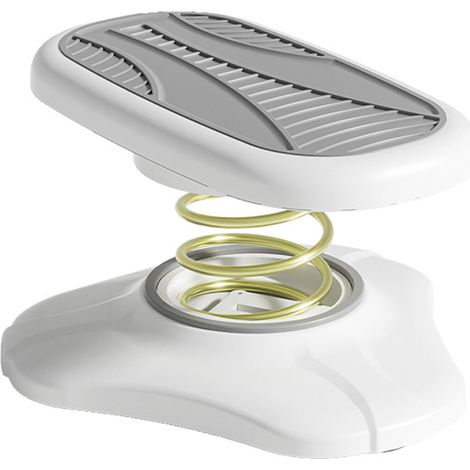 1pc Repose-pieds de bureau pour sous le bureau au travail Toilettes à domicile Repose-pieds confortable avec ressort flexible Jambe ergonomique Cuisse Dos Hanche Soulager la douleur (1/5)