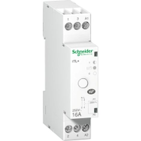 Prodis, TL+, télérupteur silencieux 1P 16A 230VCA, livré avec 1 intercalaire - A9C15032