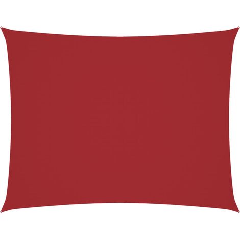 Maison Exclusive - Parasole a Vela Oxford Rettangolare 2,5x4 m Rosso
