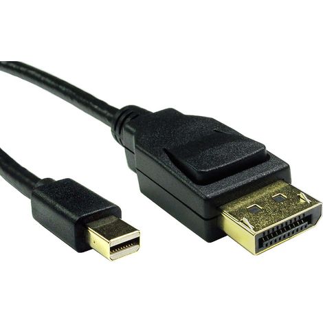 Câble de port d'affichage RS PRO, Mini DisplayPort/ DisplayPort M /M en 2m ( Prix pour 1 )