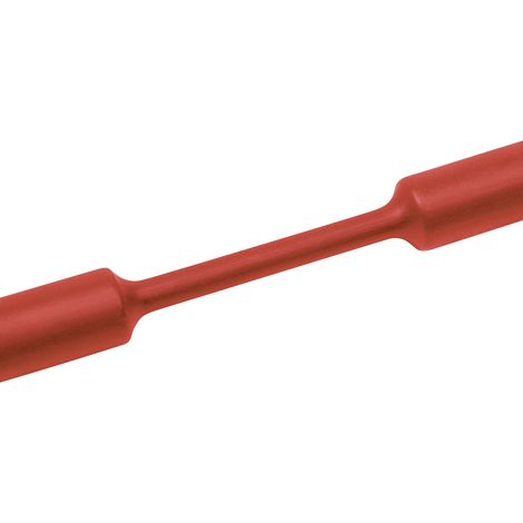HellermannTyton 333-32402 Schrumpfschlauch rot 24 mm