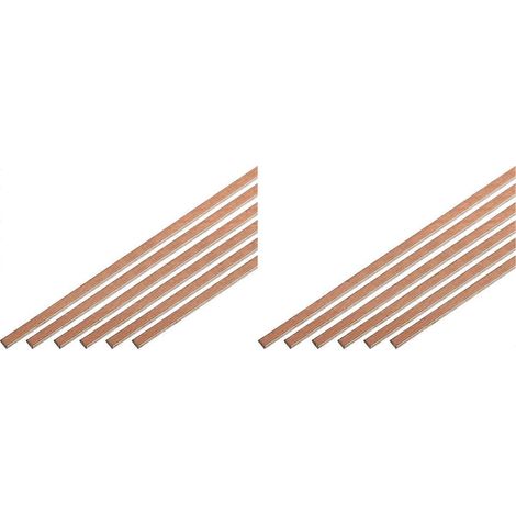 Lot de 12 baguettes de brasage en cuivre, soudure basse température pour réparation du cuivre, climatisation, réfrigérateur, 25 cm (1/5)