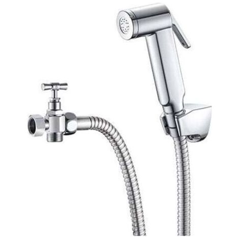 Duschkopf-Armatur für Kunststoffmischer, universeller Waschbecken-Schlauch-Duschkopf, anpassbar an Armaturen, Duschkopf für Haushaltsfriseure, Babybad, Haustier, Toilette (1 m/39,37 Zoll) (1/4)
