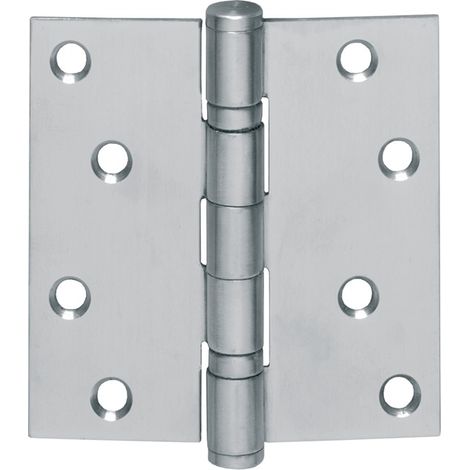 INTERSTEEL Kugellagertürscharnier VA ktg.76x76mm DIN L/R ma ausziehb.Stift - 35462500 (1/3)