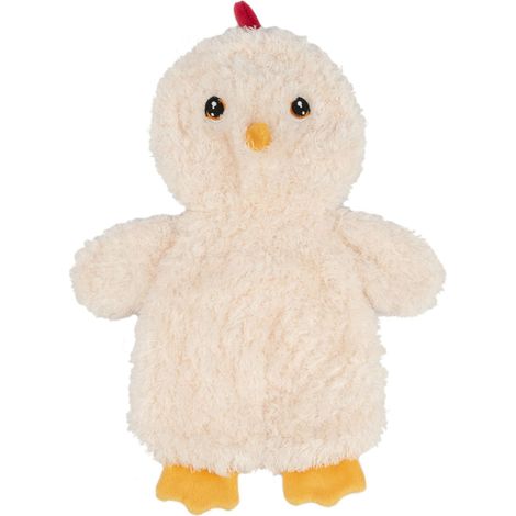 Jouet en Peluche froissée pour Chien pour Jeu interactif, Chiot et Senior, Jouet en Forme de Poulet coloré, Mignon et câlin – Poulet froissé (crème) (1/5)