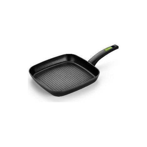 FPLUS grill monix 28cm green , Grill Green de aluminio forjado con antiadherente Xylan® Plus de PPG (Bi-capa de alta calidad que está diseñado para superficies que requieren propie
