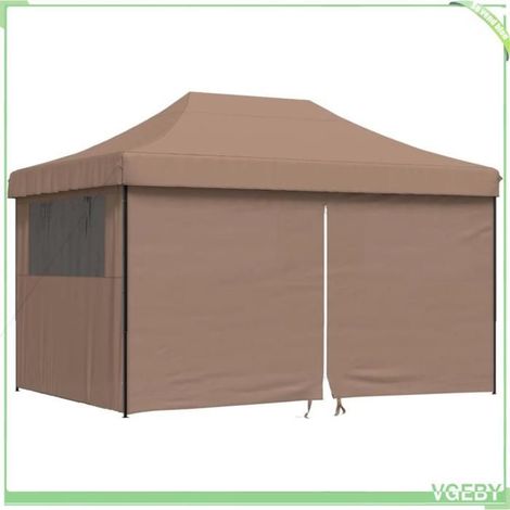 Tente de réception pliable - FAFEICY - 4004980 - 4 parois latérales - 440x292x315 cm - Cadre acier (1/5)