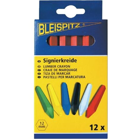 Kreide grün a. 12 Stück BLEISPITZ HG0181