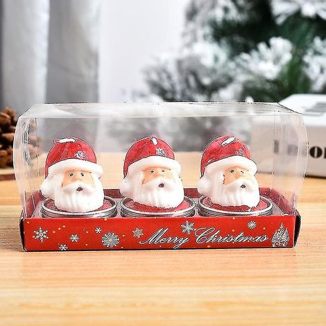 Cadeaux de Noël artisanaux, bougies, décorations peintes, accessoires de Noël, Père Noël