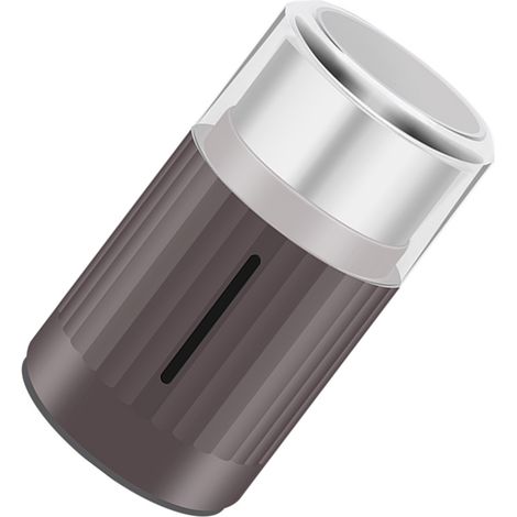 Moulin électrique domestique pour grains de café, broyeur portable mini pour aliments, épices, céréales, médecine chinoise, UE 220V, marron (1/5)