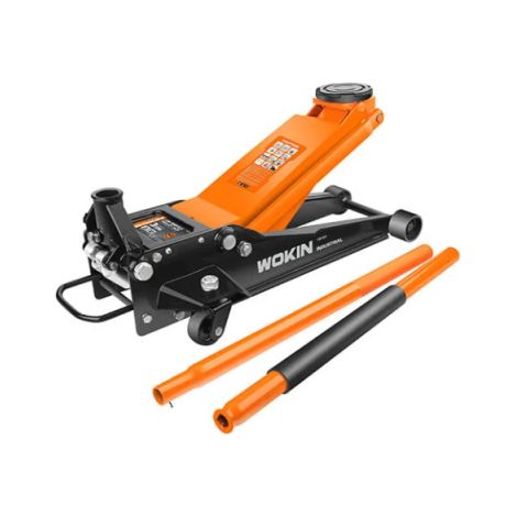 Cric Rouleur Profil Bas - 3 Tonnes - Hauteur Mini 75 Mm - Max 510 MM - Mécanique