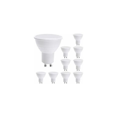 LED GU10 Spotlight Bulbs,GU10 LED Light Bulbs, 7W Warm White (50W Halogen Equivalent) Energy Saving Light Bulb, 600LM 120° Beam Non-dimmable, Pack of 10 (1/5)