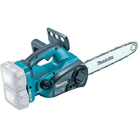 Makita – Tronçonneuse d'élagage sans fil 30cm – 2 batteries 18V pour 36V de puissance – Vitesse de chaîne 8,3m/s – Réglage sans outil