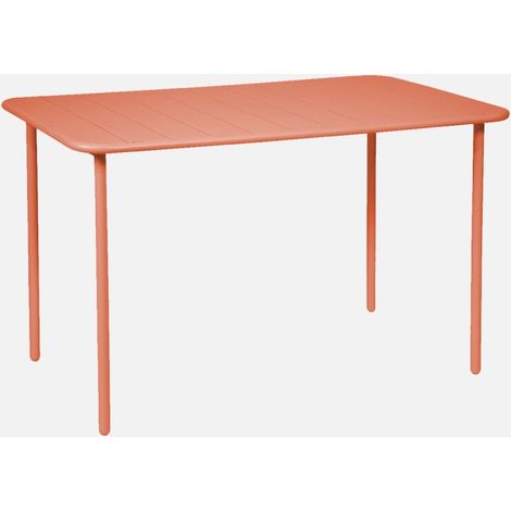 Tavolo da giardino in acciaio, 4 posti, 120cm