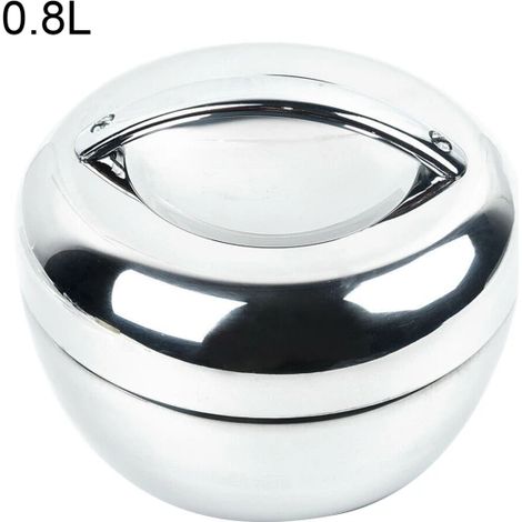Boîte repas isotherme portable en acier inoxydable, lunch box alimentaire avec isolation thermique (1/5)