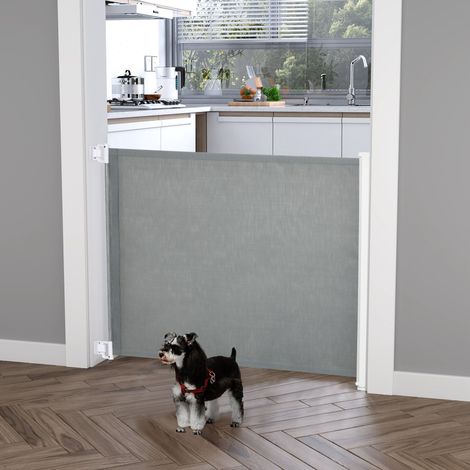 Gris métallique plastique de la porte d’escalier - Pratique - Durable