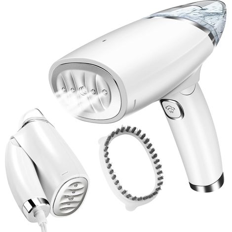 Vaporizador de ropa de viaje, vaporizador de ropa portátil, fuerte permeabilidad al vapor, puede eliminar arrugas de la ropa, adecuado para el hogar, viajes al aire libre y hoteles, vaporizador de rop (1/5)