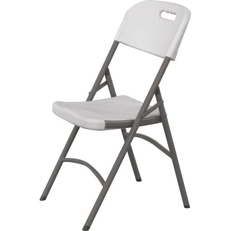 Klappbarer Cateringstuhl, weiß, bis 180 kg - Hendi 810965 (1/3)