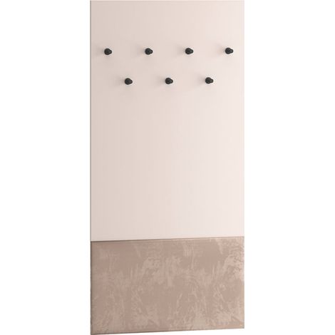 Perchero de pared Alos Cachemira y Madera 7 Perchas (1/4)