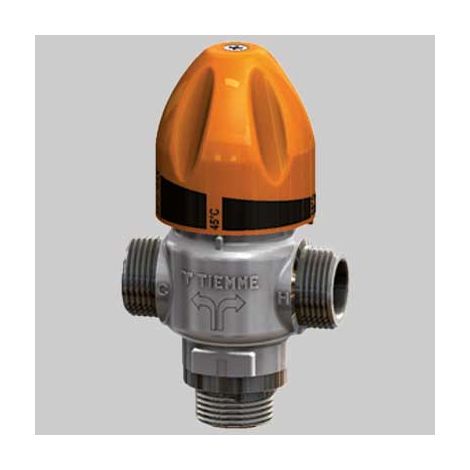 MISCELATORE TERMOSTATICO M PER SOLARE  3/4     TIEMME