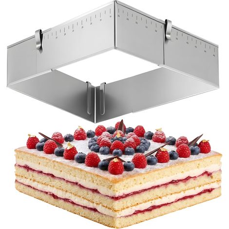 Adjustable Rectangular Frame 8 cm High - Rectangular Mould (1/5)