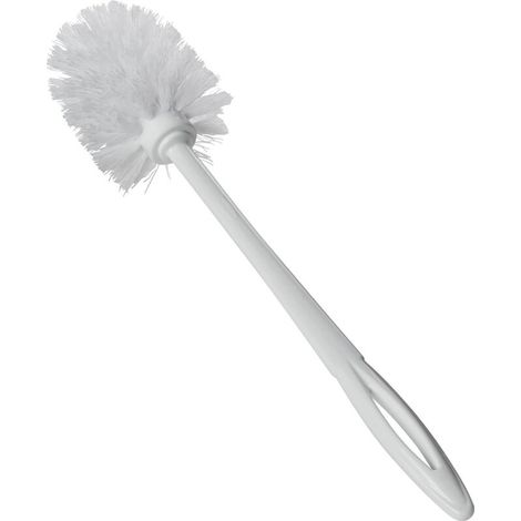 Scopino per WC da 37 cm, Bianco, Scopino per WC da bagno, Scopino per WC professionale/per la pulizia, Bianco (1/4)