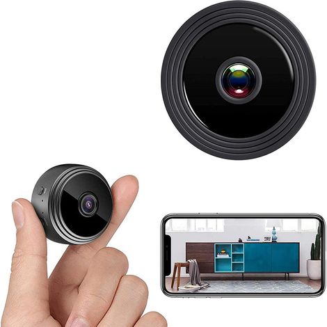 Camera De Surveillance - 4K - Vision Nocturne - WiFi - Alimentation Batterie - Pour Intérieur - 1 Pièce (1/5)