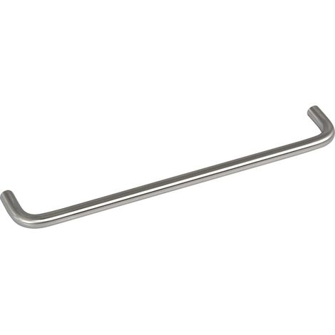 Poignée Emer LA 192 mm – Largeur 200 mm – Poignée de meuble élégante et intemporelle en acier inoxydable brossé (1/2)