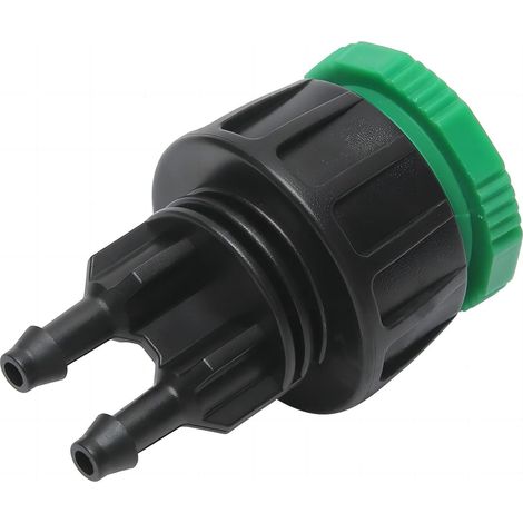 10 conectores de manguera de plástico, adaptadores de microirrigación de acoplamiento rápido para mangueras de 4/7 mm. (1/5)
