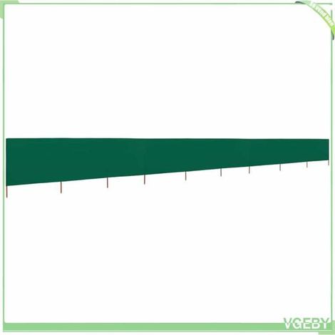 Paravent pliable 9 panneaux - FAFEICY - 47193 - 1200 x 120 cm - Vert - Tissu non-tissé (1/5)