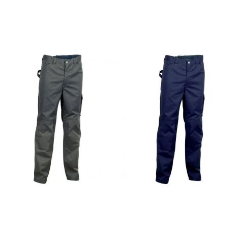 Cofra Rabat pantalone da lavoro Grigio taglia XXL per primavera estate in poliestere e cotone con tasche alle ginocchiere Grigio XXXL