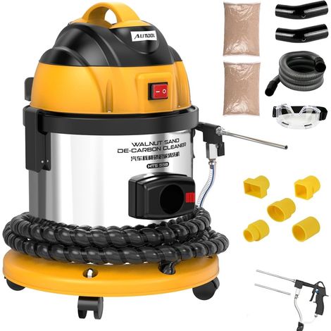 Sandblasting Machine, Electric Sandblasting Machine Car Engine Intake Valve Cleaning Machine, Engine Carbon Deposit Cleaner by Nut Sand 220V (1/5)