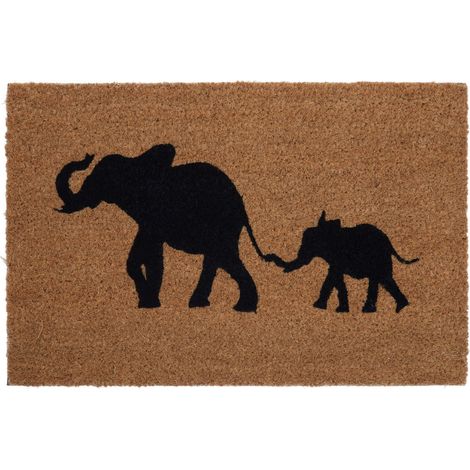 Premier Housewares Elephant & Baby Elephant Doormat (1/5)
